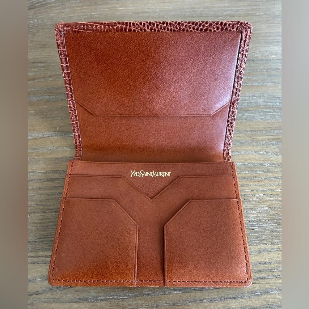 YSL Lizard Card Holder